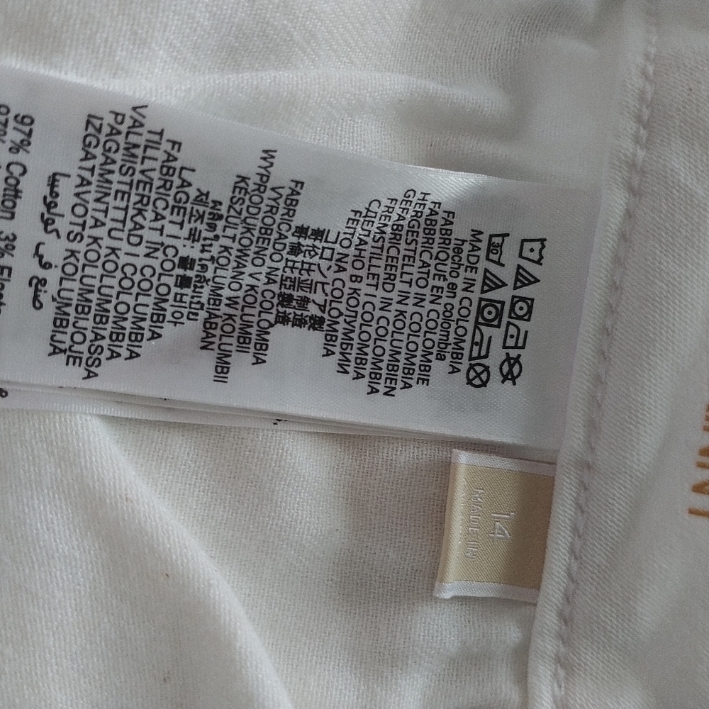 Michael Kors Izzy Skinny White Jeans 14 - Picture 11 of 15